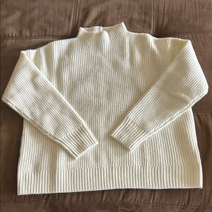 Eddie Bauer Cream Turtleneck Sweater